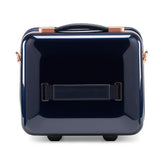 Ted Baker Take Flight Pergola Stripe Cosmetic Case Vanity Dark Blue