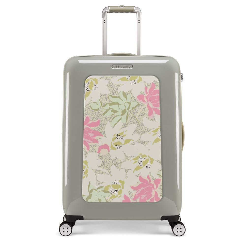 Ted Baker Take Flight Sage Check-In Medium Luggage Grey – Blue Salon