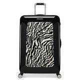 Ted Baker Take Flight Zebra Check-In Large Luggage BlacknWhite