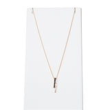 عقد تيرزيهان من الذهب الوردي عيار 14٤ مع الماس 