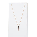 عقد تيرزيهان من الذهب الوردي عيار 14٤ مع الماس 