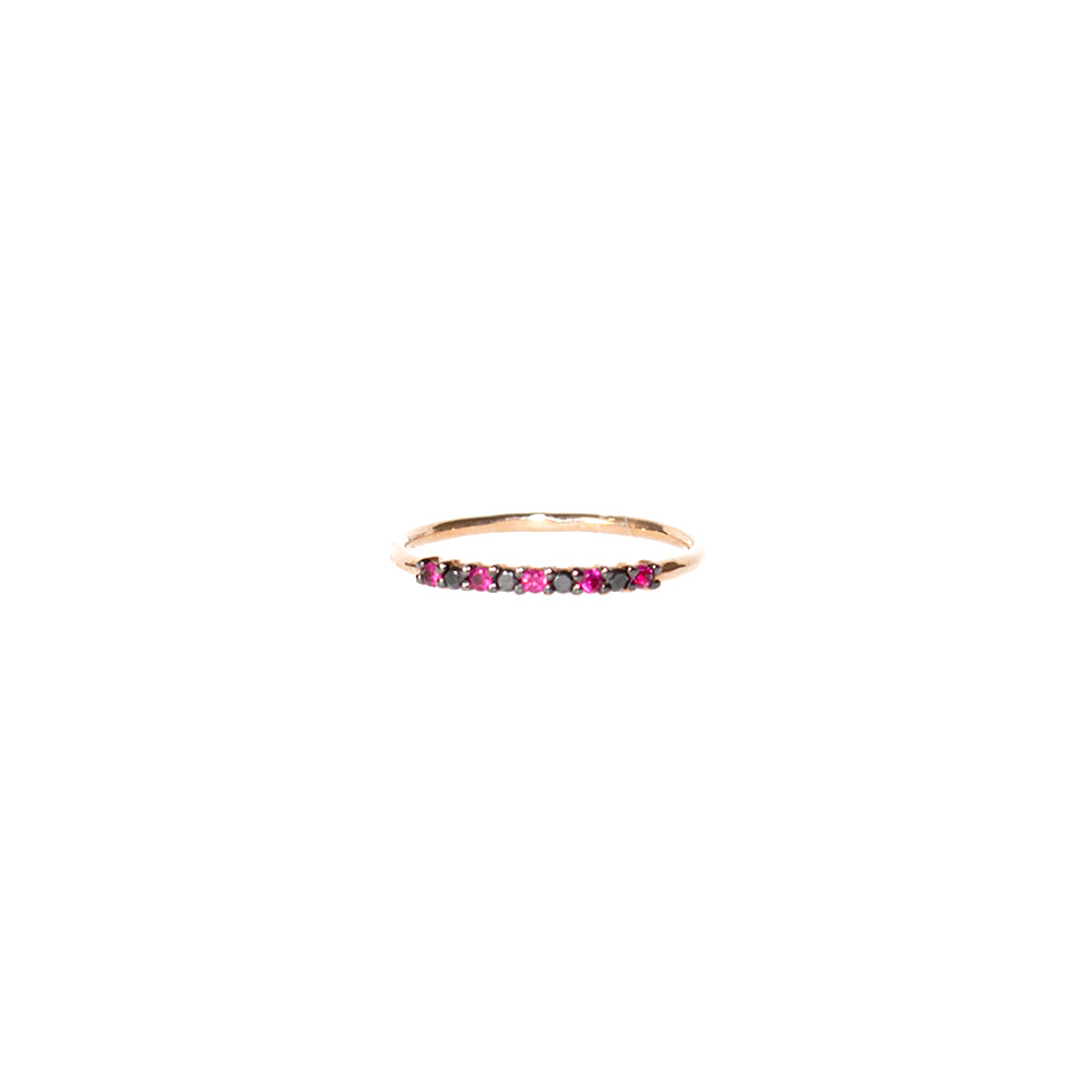 Terzihan 14 Carat Pink Gold Ring With Diamonds Size 4.5