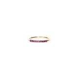Terzihan 14 Carat Pink Gold Ring With Diamonds Size 4.5