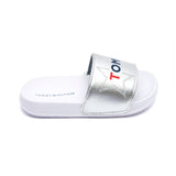 Tommy Hilfiger Silver Slippers