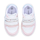 Tommy Hilfiger Kids Girl's White & Pastel Sneakers