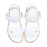 Tommy Hilfiger Kids Girl's White Sandal