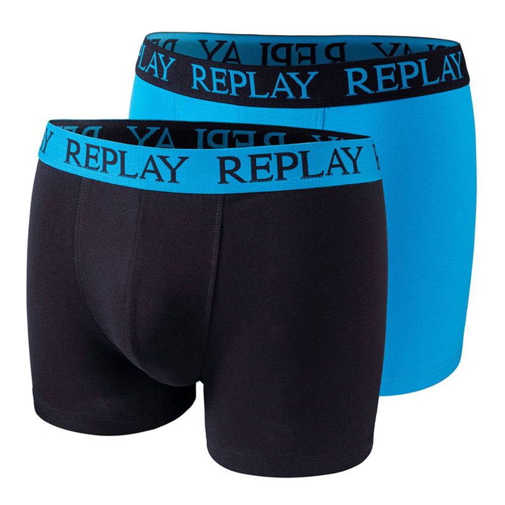 Replay Men's Set Of Two Basic Trunk Boxer Briefs | All Clothing | GCC | Men | Men Underwear | Mens | Mens Fashion | scat: Underwear | Underwear Replay Men's Set Of Two Basic Trunk Boxer Briefs | All Clothing | GCC | Men | Men Underwear | Mens | Mens Fashion | scat: Underwear | Underwear