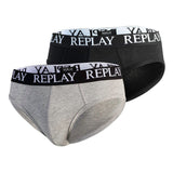 Replay Men's Two Pack of Basic Boxer