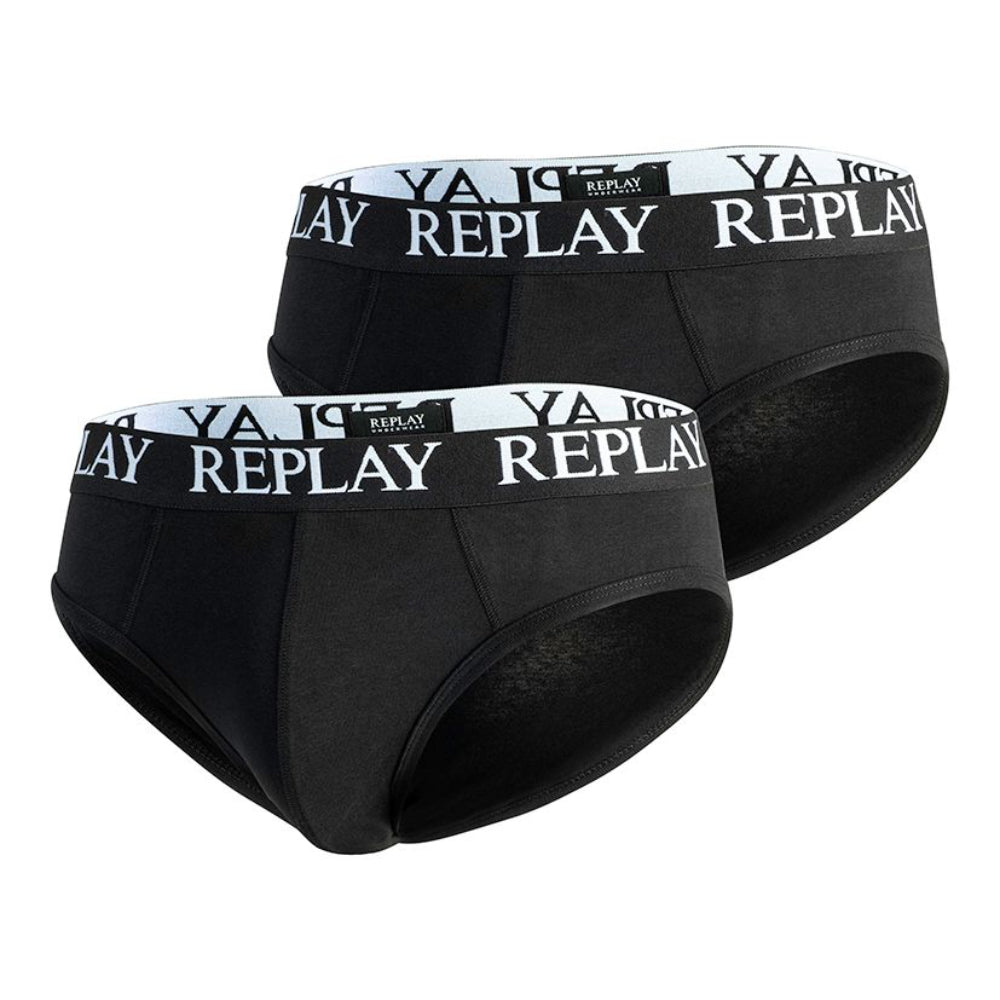 Replay Men's Two Pack of Basic Boxer | All Clothing | GCC | Men | Men Underwear | Mens | Mens Fashion | scat: Underwear | Underwear Replay Men's Two Pack of Basic Boxer | All Clothing | GCC | Men | Men Underwear | Mens | Mens Fashion | scat: Underwear | Underwear