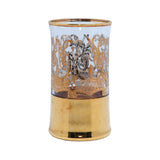 Timon Doninzetti Long Drink Glass Full Gold - Blue Salon