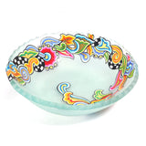 Toms Drag Round Plate - Blue Salon