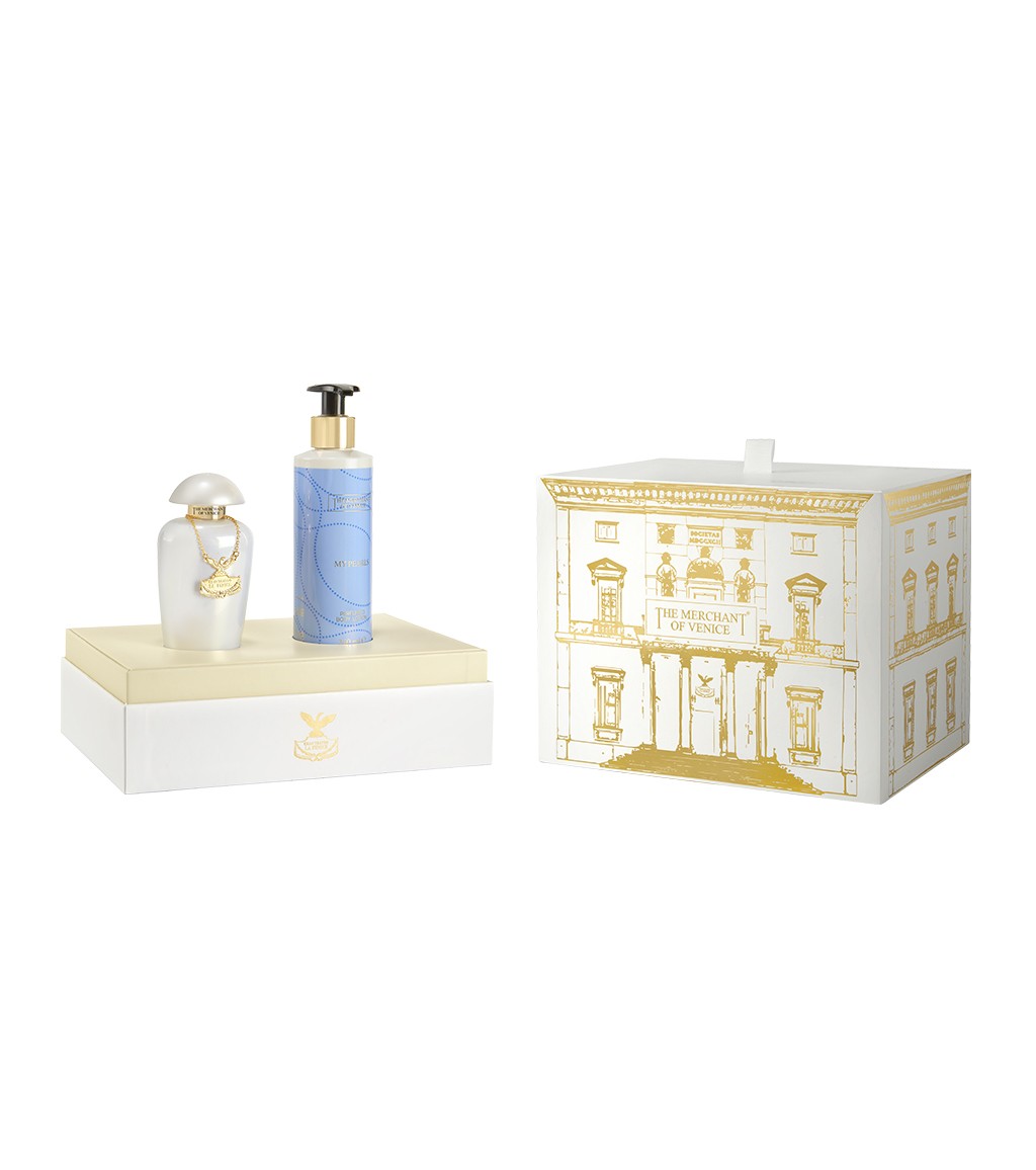 The Merchant of Venice La Fenice My Pearls Box EDP 100ml + Body Lotion 250ml | Beauty | Beauty Niche Fragrances | Beauty Niche fragrances Gift Set | EID2023 The Merchant of Venice La Fenice My Pearls Box EDP 100ml + Body Lotion 250ml | Beauty | Beauty Niche Fragrances | Beauty Niche fragrances Gift Set | EID2023