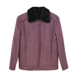 Torras Men's Wine Fur Lining Jacket