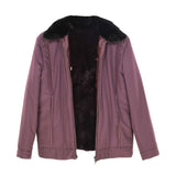 Torras Men's Wine Fur Lining Jacket