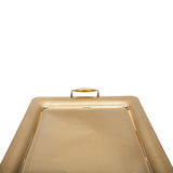Tresors Gocce Full Gold Rectangular Tray