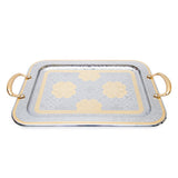 Tresors Terry Gold Rectangular Tray