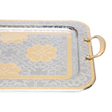 Tresors Terry Gold Rectangular Tray