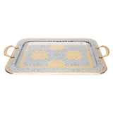 Tresors Terry Gold Rectangular Tray