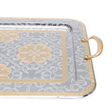 Tresors Terry Gold Rectangular Tray