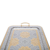 Tresors Terry Gold Rectangular Tray