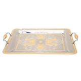 Tresors Bordeaux Gold Rectangular Tray