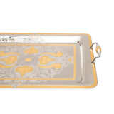 Tresors Bordeaux Gold Rectangular Tray