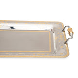Tresors Carol Gold Rectangular Tray