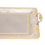 Tresors Carol Gold Rectangular Tray