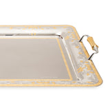 Tresors Carol Gold Rectangular Tray