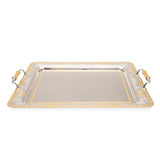 Tresors Carol Gold Rectangular Tray