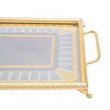 Tresors Light Gold Rectangular Tray