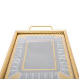 Tresors Light Gold Rectangular Tray