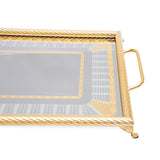 Tresors Light Gold Rectangular Tray