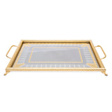Tresors Light Gold Rectangular Tray