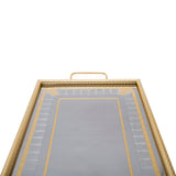 Tresors Light Gold Rectangular Tray