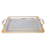 Tresors Light Gold Rectangular Tray
