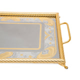 Tresors Naif Gold Rectangular Tray