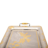 Tresors Ninfea Gold Rectangular Tray