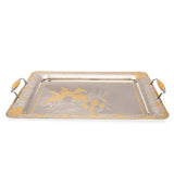 Tresors Ninfea Gold Rectangular Tray