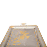 Tresors Ninfea Gold Rectangular Tray