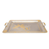 Tresors Ninfea Gold Rectangular Tray