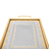 Tresors Sherry Gold Rectangular Tray 60x49 Cm