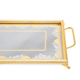 Tresors Simplicity Gold Rectangular Tray