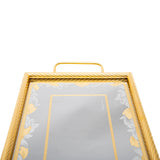 Tresors Simplicity Gold Rectangular Tray
