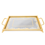 Tresors Simplicity Gold Rectangular Tray
