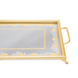 Tresors Simplicity Gold Rectangular Tray