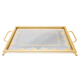 Tresors Simplicity Gold Rectangular Tray