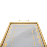 Tresors Simplicity Gold Rectangular Tray