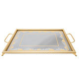 Tresors Simplicity Gold Rectangular Tray