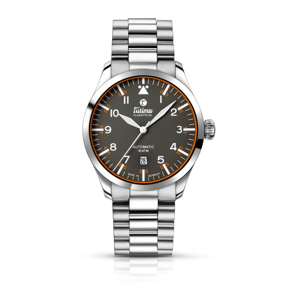 Tutima Glashütte Flieger Automatic Grey 41mm | GCC | Luxury Watches | Mens | Mens Watches Tutima Glashütte Flieger Automatic Grey 41mm | GCC | Luxury Watches | Mens | Mens Watches